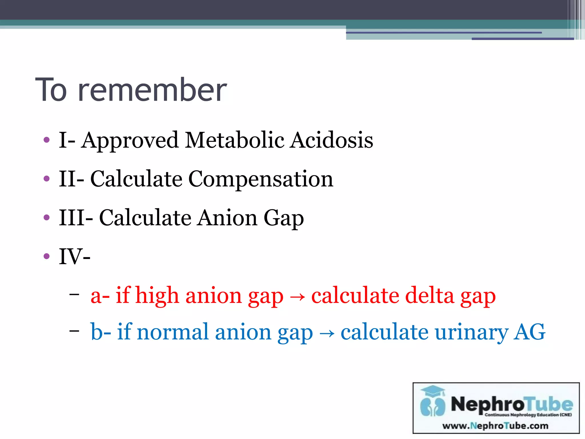 Part II - Respiratory, Mixed Acid Base Disorders & ABG Interpretation ...