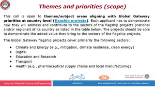 Center for Materials Science and Engineering
24
Themes and priorities (scope)
 