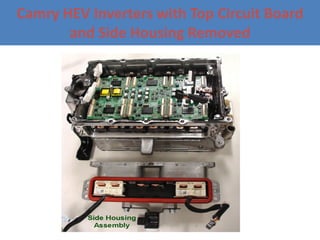 Camry HEV Inverters with Top Circuit Board
and Side Housing Removed
 