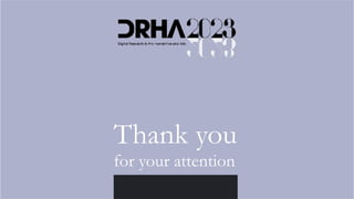 Thank you
for your attention
 