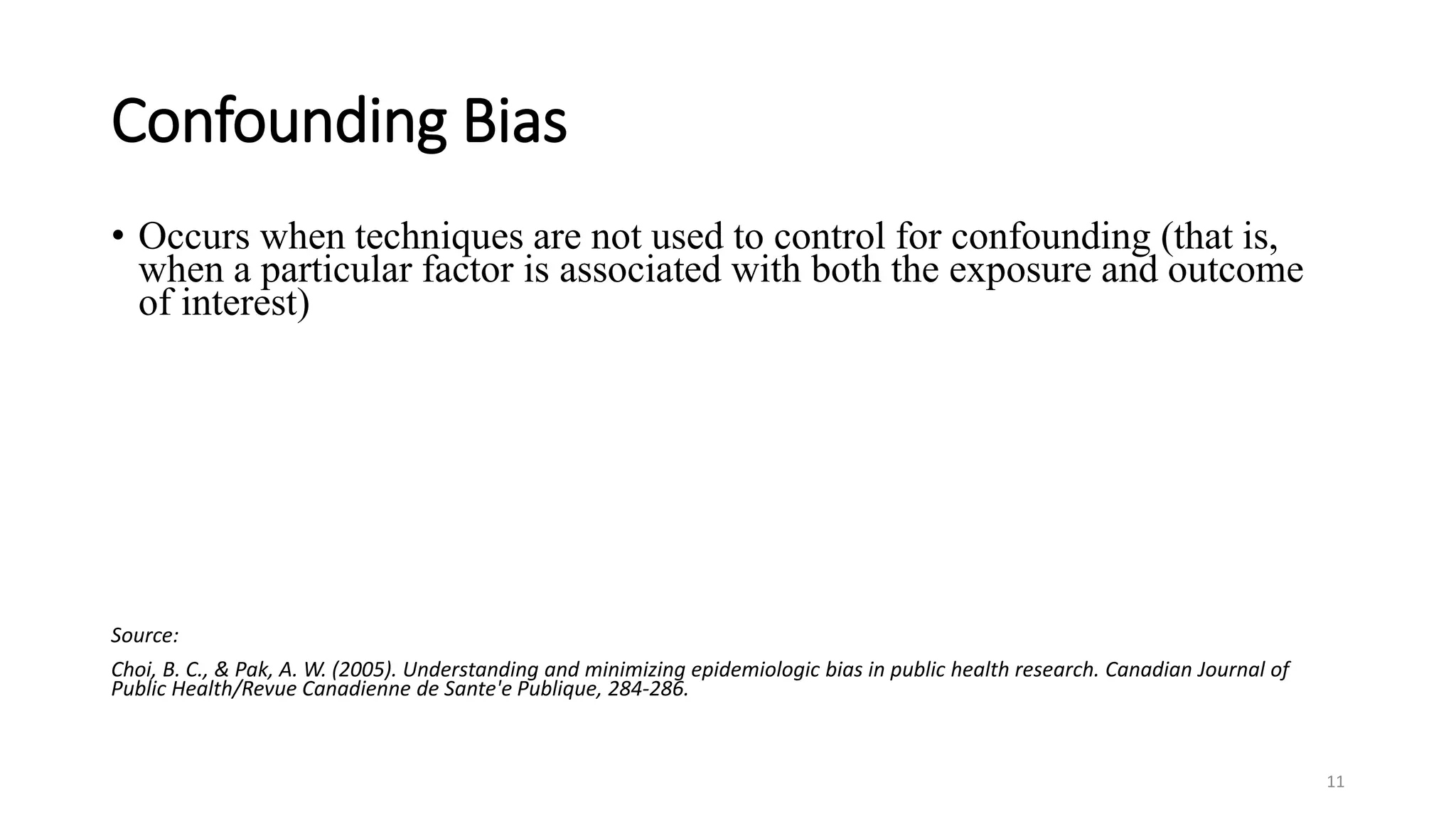 Bias in Research | PPTX