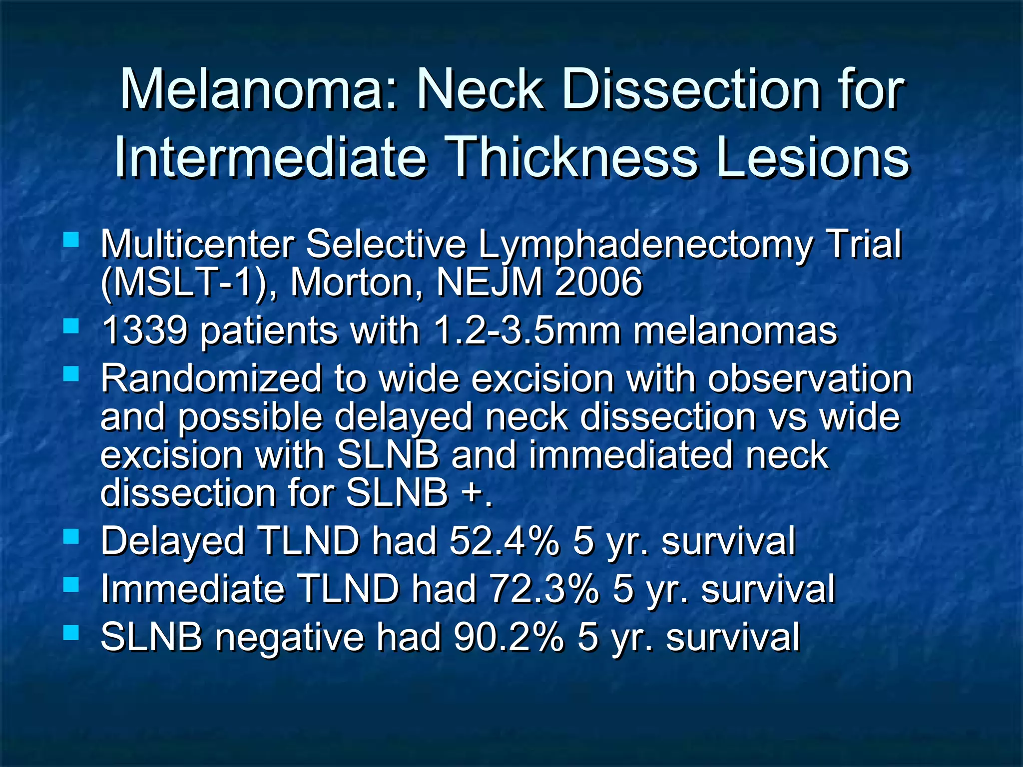 Head and Neck Melanoma | PPT