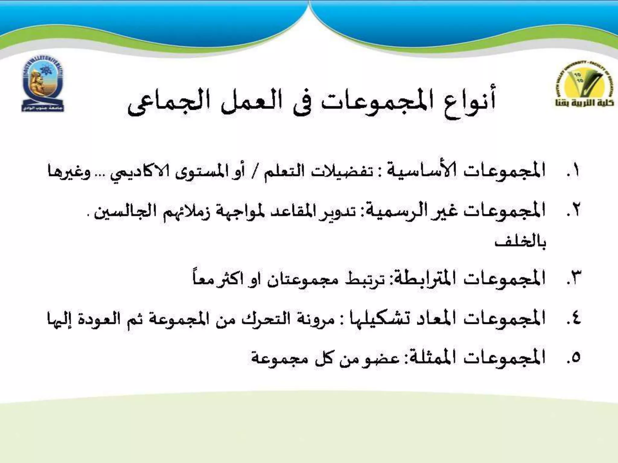 استراتيجيات التدريس للمجموعات  الكبيرة والصغيرة 