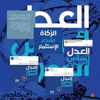 31
‫ﺻﻔﺤﺎت‬ ‫ﻣﻦ‬ ‫ﻣﺄﺧﻮذة‬ ‫ﻟﻘﻄﺎت‬
‫ﺗﺪﻋﻢ‬ ‫رﺳﻤﻴﺔ‬ ‫ﻏﻴﺮ‬ ‫ﻓﻴﺴﺒﻮك‬
2019‫أﻛﺘﻮﺑﺮ‬ 6 - 5 :‫اﻟﻨﻬﻀﺔ‬ ‫ﺣﺰب‬
‫إﻋﻼﻧﺎت‬ ‫أن‬ ‫ﻧﺬﻛﺮ‬ ‫أن‬ ‫اﻟﻤﻬﻢ‬ ‫ﻣﻦ‬
‫ﻛﻞ‬ ‫ﻋﻠﻰ‬ ‫ﻛﺎﻧﺖ‬ ‫اﻟﻨﻬﻀﺔ‬ ‫ﺣﺰب‬
‫ﻗﺼﺺ‬ ،‫اﻟﻮﻳﺐ‬ ‫)ﻣﻮاﻗﻊ‬ ‫إﻧﺘﺮﻧﺖ‬
،‫ﻳﻮﺗﻴﻮب‬ ‫إﻋﻼﻧﺎت‬ ،‫ﻓﻴﺴﺒﻮك‬
(‫ﺟﻮﺟﻞ‬ ‫إﻋﻼﻧﺎت‬
 