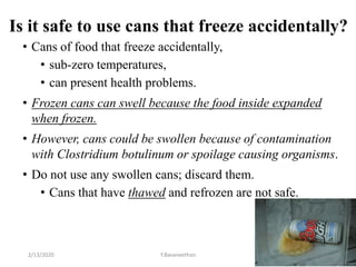Dried and canned food storage | PPTX