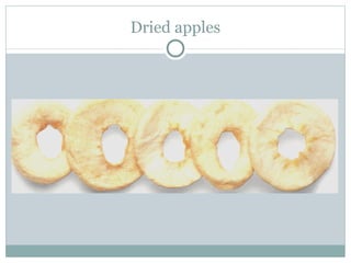 Dried apples 