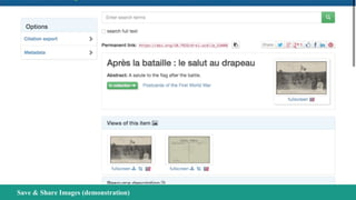 Save & Share Images (demonstration)
 