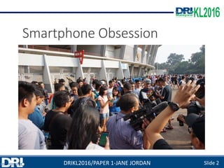 DRIKL2016 - Crisis Management in the Digital Age | PPT