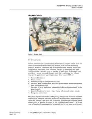 Drill bit grading & evaluation | PDF
