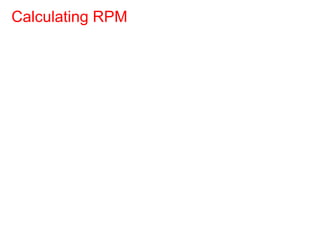 Calculating RPM
 