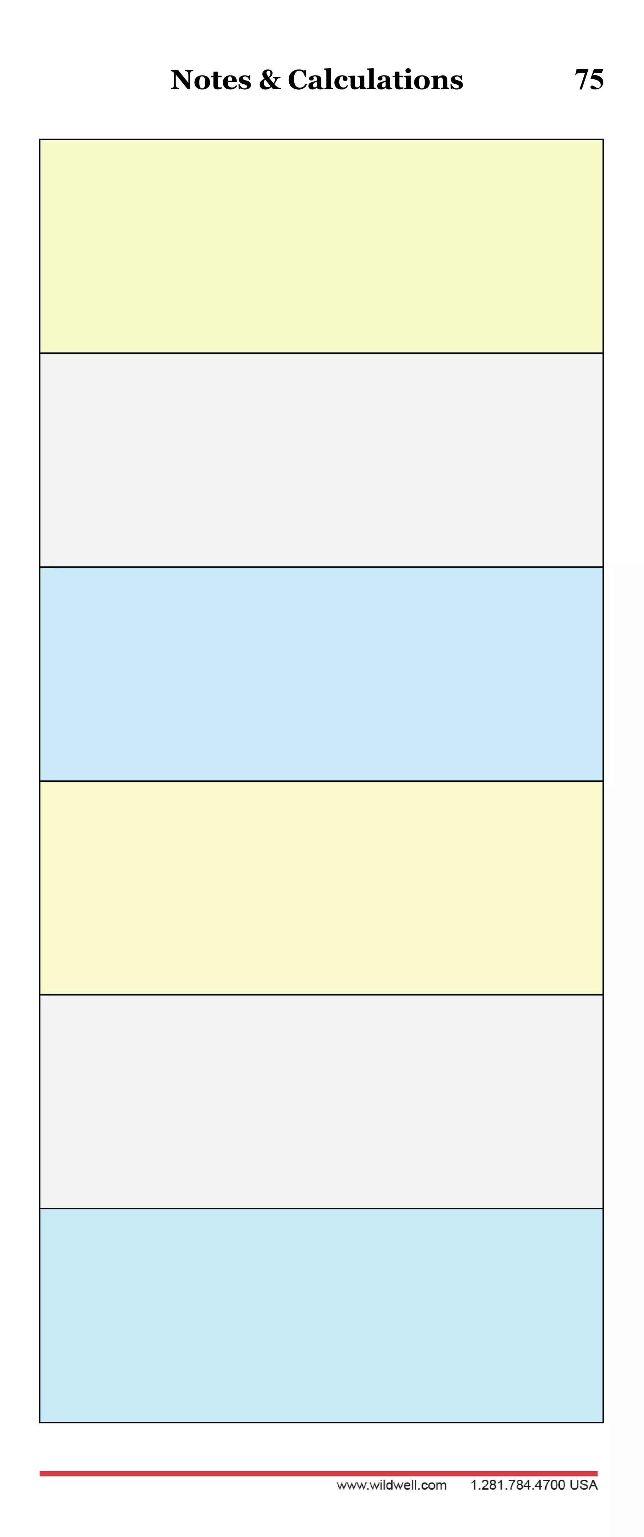 Notes & Calculations 75
 