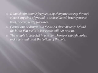 Drilling and core logging | PPTX