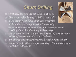 Drilling and core logging | PPTX