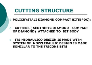 Drilling Bits Design and Types - Presentation | PDF