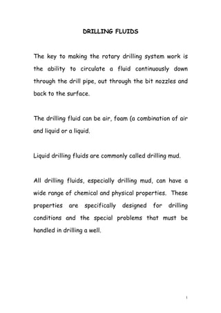Drilling fluid