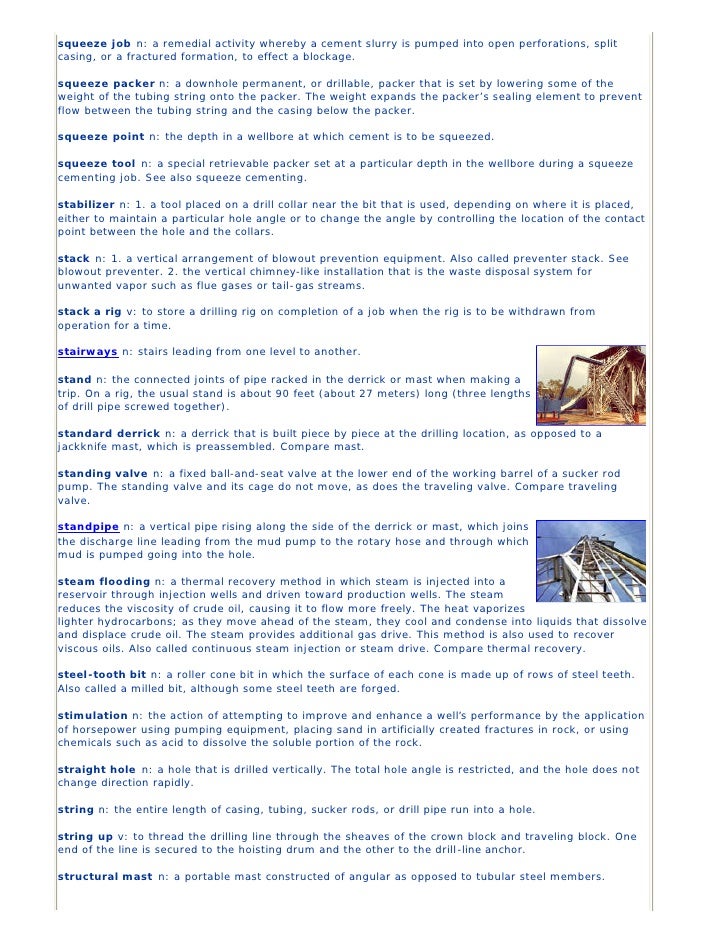 Drilling Rig Components ( Illustrated Glossary )