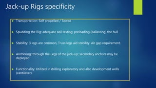 Preload In Rigs Offshore Drilling rigs (6) i | PPTX