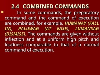 Combined Command Drills-Ceremonies-1 school year 2019-2020ppt | PPT