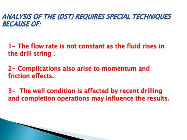 Drill stem test (mtm)