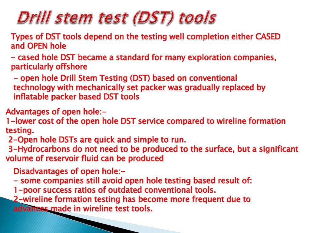 Drill stem test (mtm)