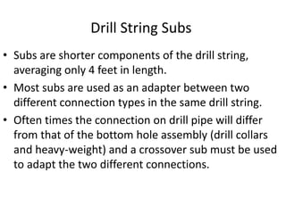 Drill String & Bottom Hole Assembly Design | PPTX