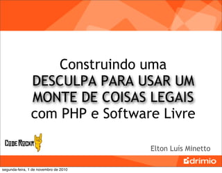 Construindo uma Rede Social com PHP e Software Livre | PDF