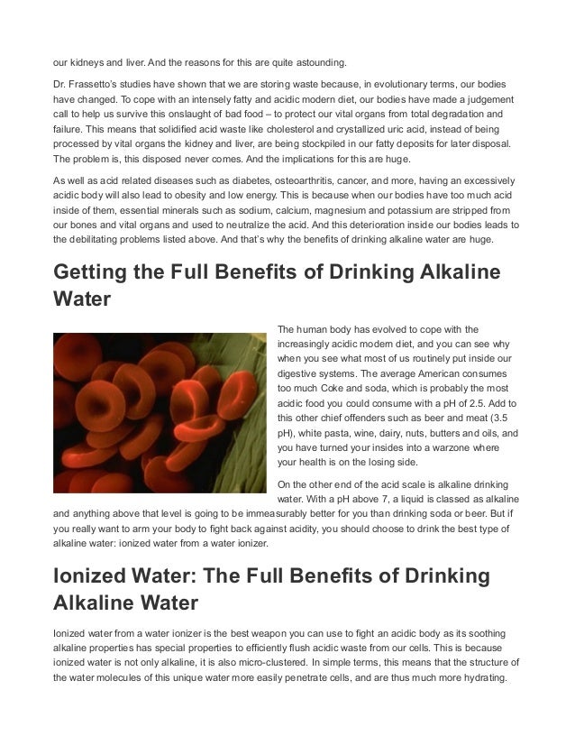 Discover the Health Benefits of Drinking Alkaline Water