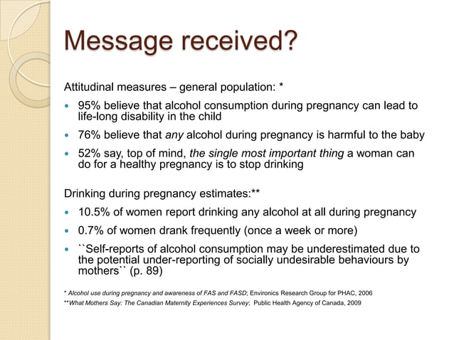 View of Drinking during pregnancy kent 2011 | PPTX | Pregnancy | Reproductive ...
