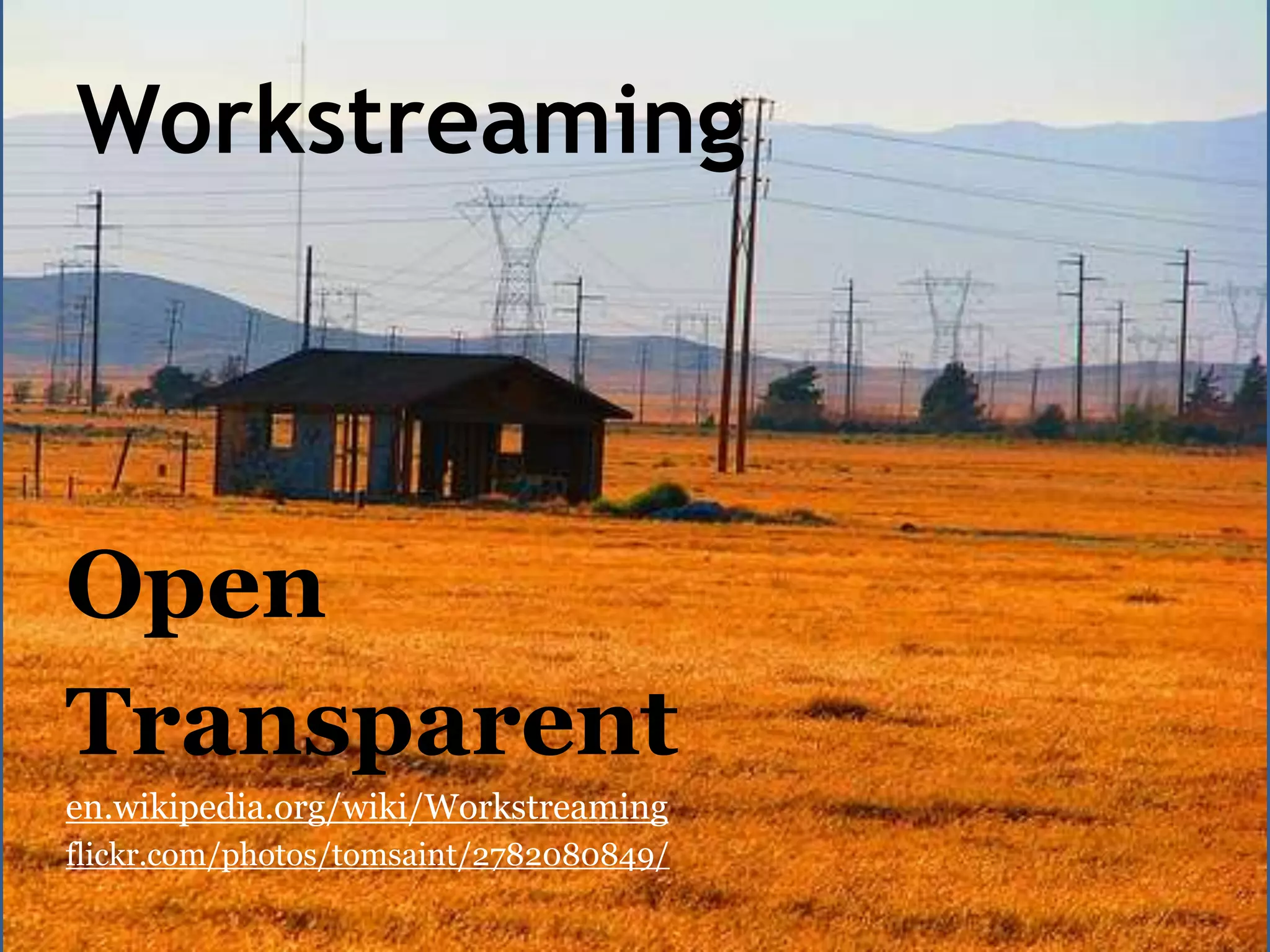 Drinking from a Fire Hose