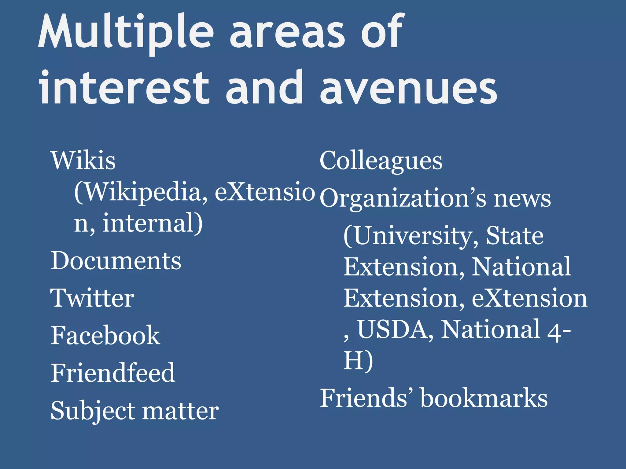 Drinking from a Fire Hose