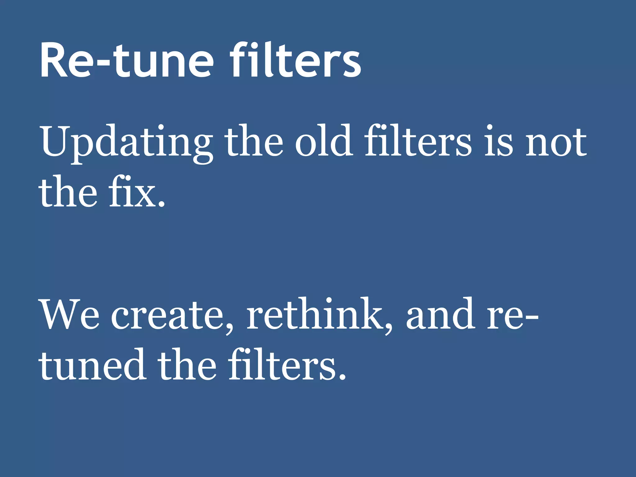 Drinking from a Fire Hose