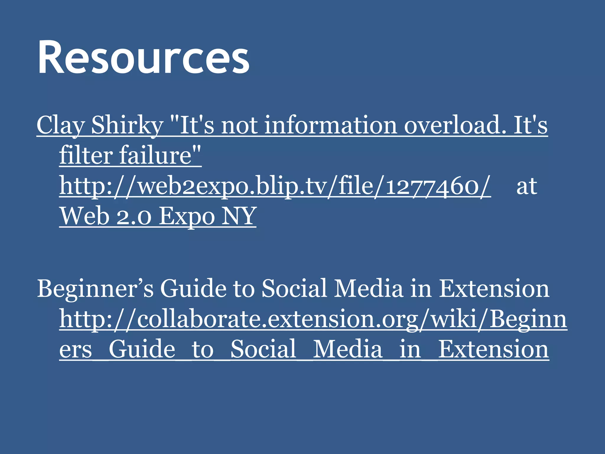 Drinking from a Fire Hose