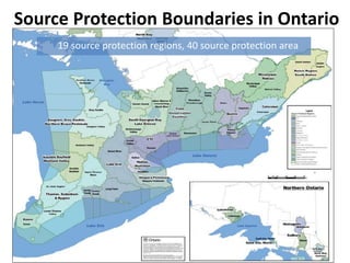 Source Water Protection Map Drinking Source Water Protection in Ontario June 2014 | PPTX