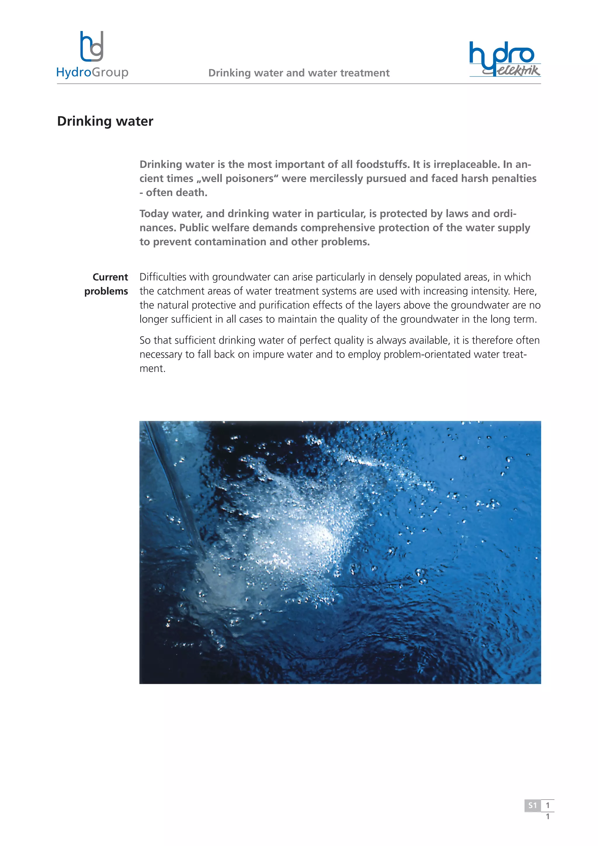 Drinking Water and Water Treatment Basics PDF