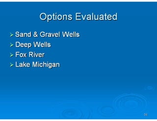 Drinking Water Treatme