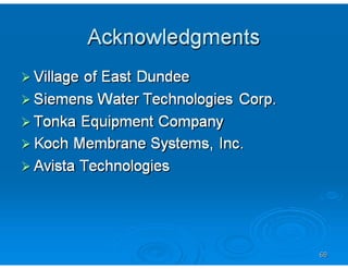 Drinking Water Treatme