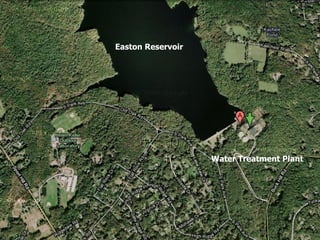 They have several treatment plants. Your tap water is treated in Fairfield, CT and travels down a 36” pipe underground along the Post Road.