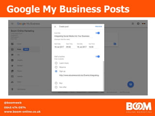 Google My Business Posts
 