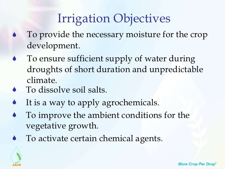 Drip irrigation