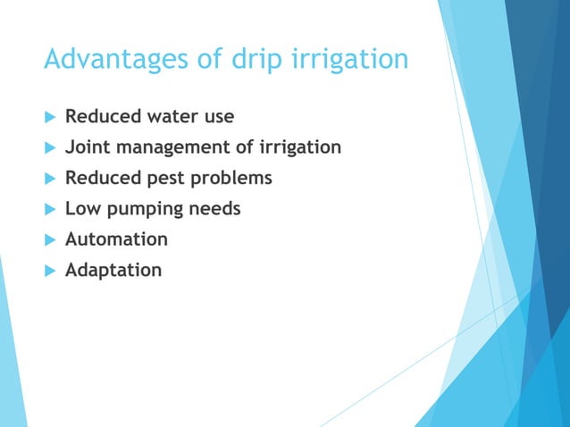 Drip Irrigation Ppt Pptx
