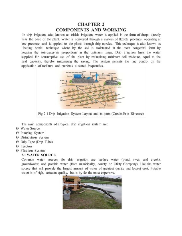 Drip irrigation seminar report.....