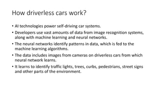 Drive less cars | PPTX