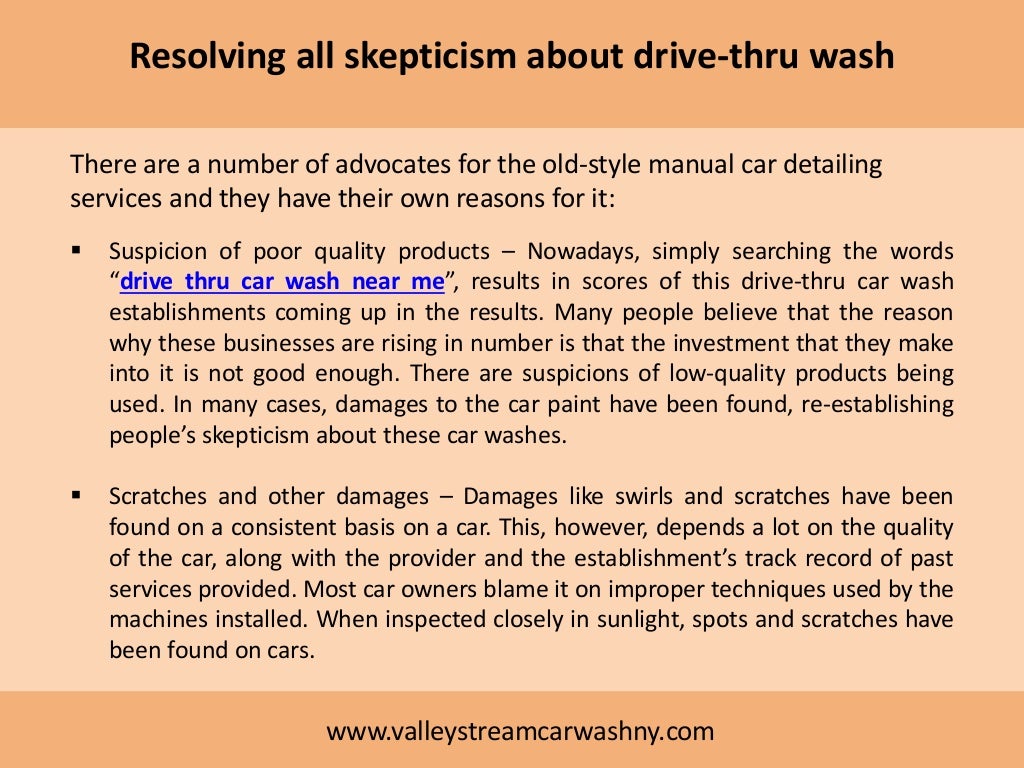 Drive thru car wash in valley stream ny