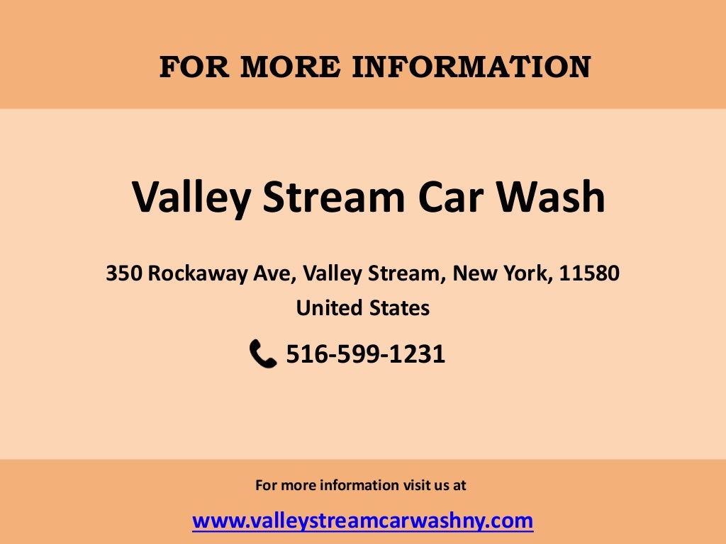 Drive thru car wash in valley stream ny