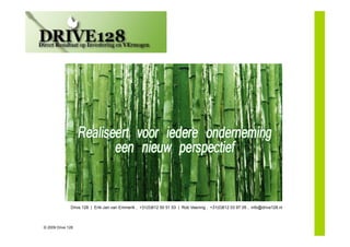 Drive 128 | Erik-Jan van Emmerik , +31(0)612 50 51 53 | Rob Veening , +31(0)612 03 97 05 , info@drive128.nl



© 2009 Drive 128
 
