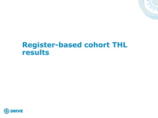 Register-based cohort THL
results
 