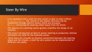 Drive by wire | PPTX