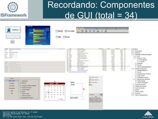 Recordando: Componentes de GUI (total = 34) 