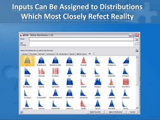 Inputs Can Be Assigned to Distributions
   Which Most Closely Refect Reality
 