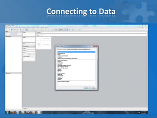 Connecting to Data
 